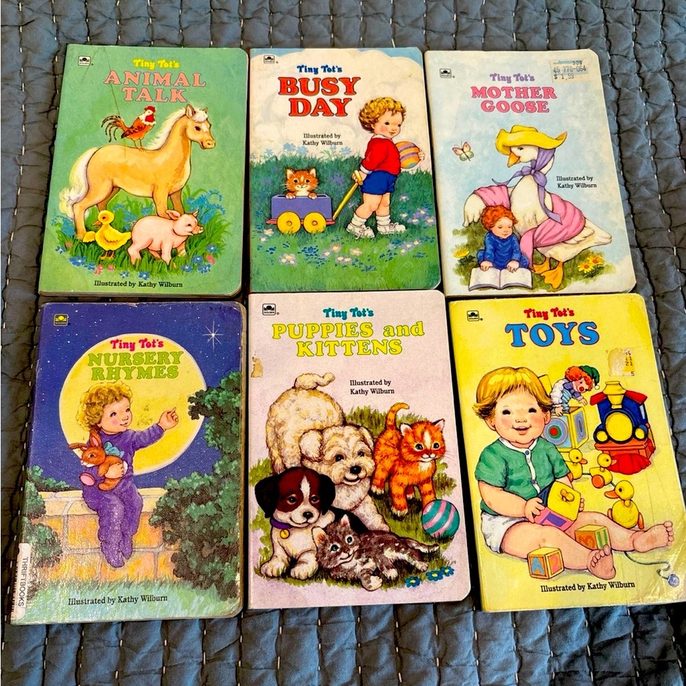 Tiny Tots Book Complete Series Vintage by Kathy Wilburn